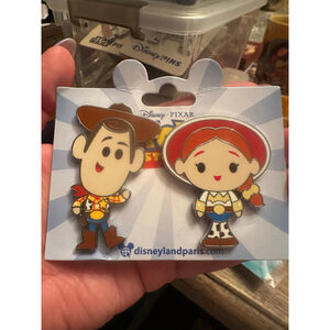 Disneyland Paris DLP 2024 Toy Story Woody and Jessie Pin Set